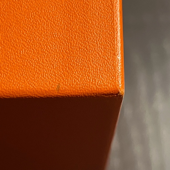 Hermes medium empty box case decoration storage orange ribbon tissue - Picture 7 of 14